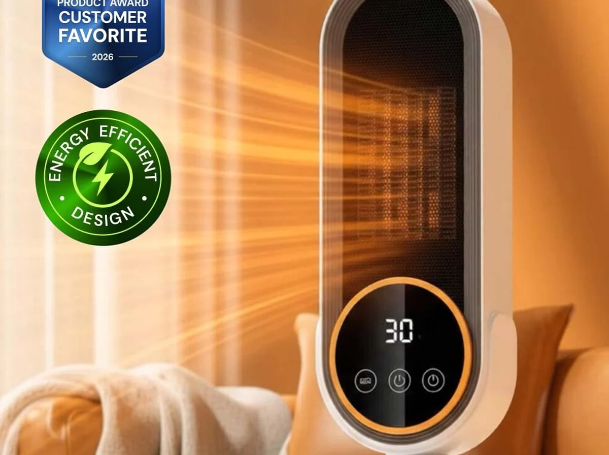 Heatomi™ Portable PTC Ceramic Space Heater with Remote & Timer